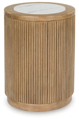 Camdill Light Brown/White End Table