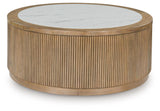 Camdill Light Brown/White Coffee Table