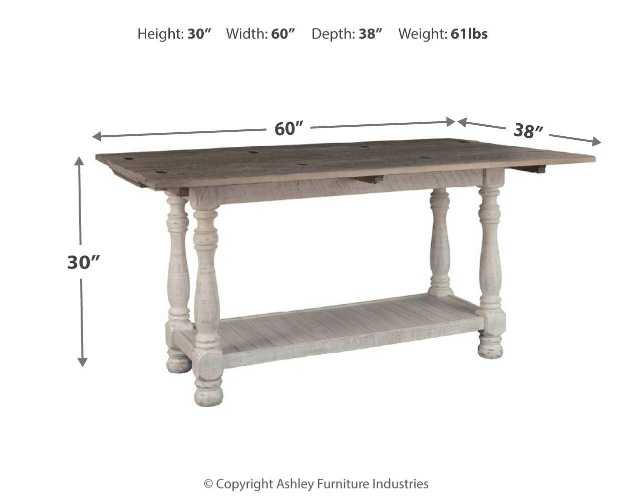 Havalance Gray/white Sofa/console Table T814-4 - Ella Furniture