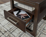 Breckington Dark Brown End Table