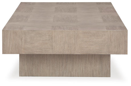 Jorlaina Light Grayish Brown Coffee Table view 4
