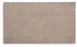 Jorlaina Light Grayish Brown Coffee Table With 2 End Tables