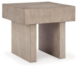 Jorlaina Light Grayish Brown End Table - Ella Furniture