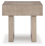 Jorlaina Light Grayish Brown Coffee Table With 1 End