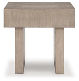Jorlaina Light Grayish Brown End Table view 3