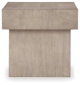 Jorlaina Light Grayish Brown End Table - Ella Furniture