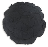 Wimbell Black Round Acacia Wood Coffee Table