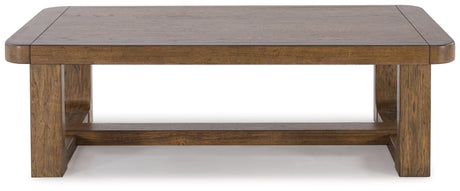 Cabalynn Light Brown Coffee Table - Ella Furniture