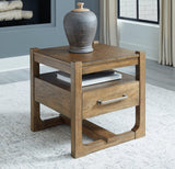 Cabalynn Light Brown End Table - Ella Furniture