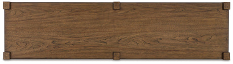 Cabalynn Light Brown Sofa Table - Ella Furniture