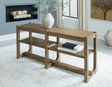 Cabalynn Light Brown Sofa Table - Ella Furniture