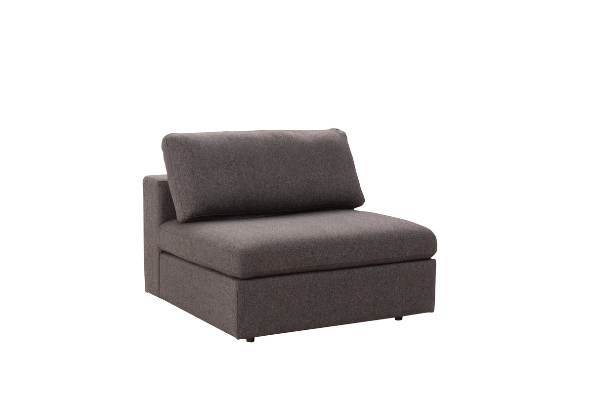Penelope Smoke Armless Chair