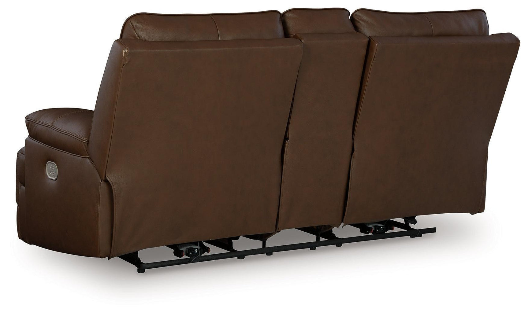 VonRyan Tobacco Leather Power Reclining Loveseat