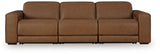 Magic Man Caramel 3-Piece Power Reclining Sectional Sofa