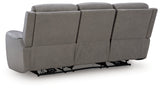 5Z-Comfort Coin Leather Power Reclining Sofa