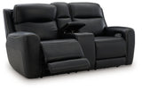 5Z-Comfort Onyx Power Reclining Loveseat with Console