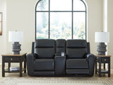 5Z-Comfort Onyx Power Reclining Loveseat with Console
