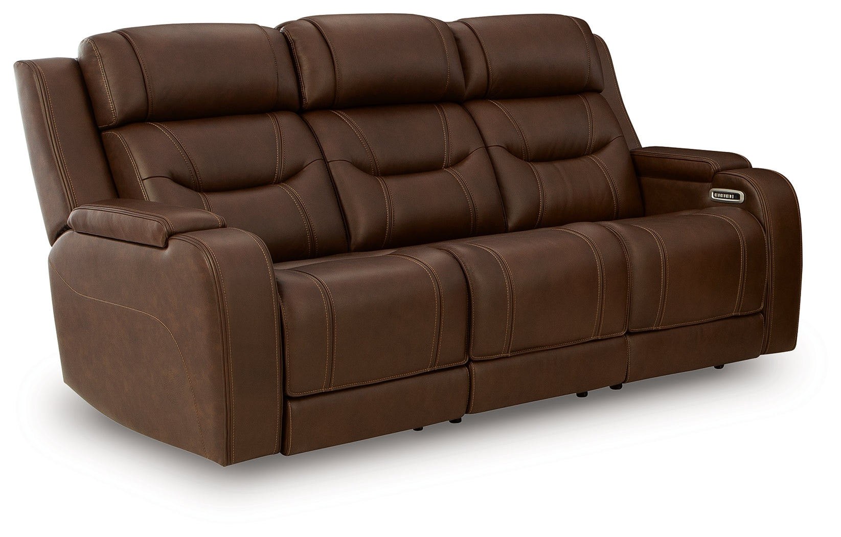 Knightington Brown Sofa and Loveseat