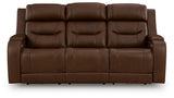 Knightington Brown Sofa and Loveseat