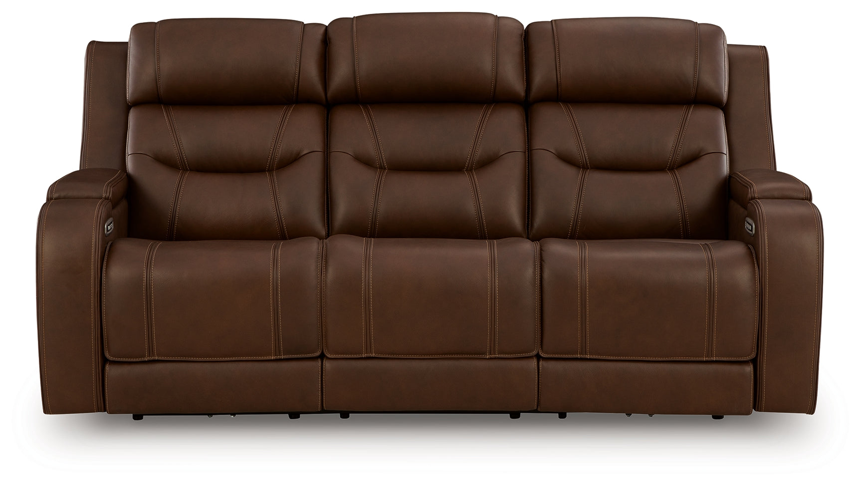 Knightington Brown Sofa and Loveseat
