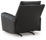 Glossmore Black Leather Recliner