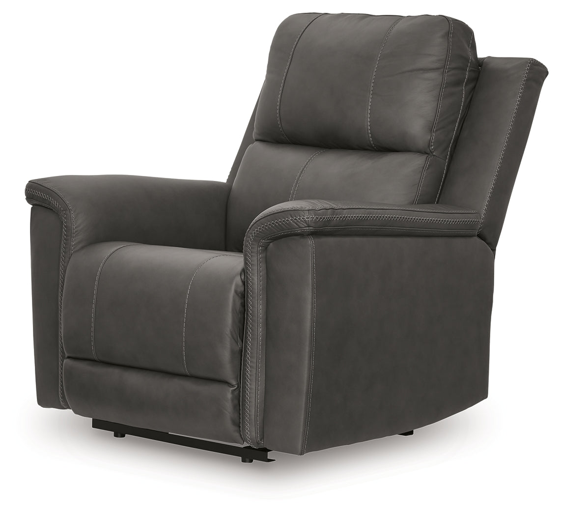 Bleckley Anchor Leather Power Recliner