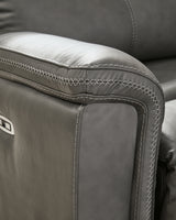 Bleckley Anchor Leather 5-Piece Power Reclining Sectional