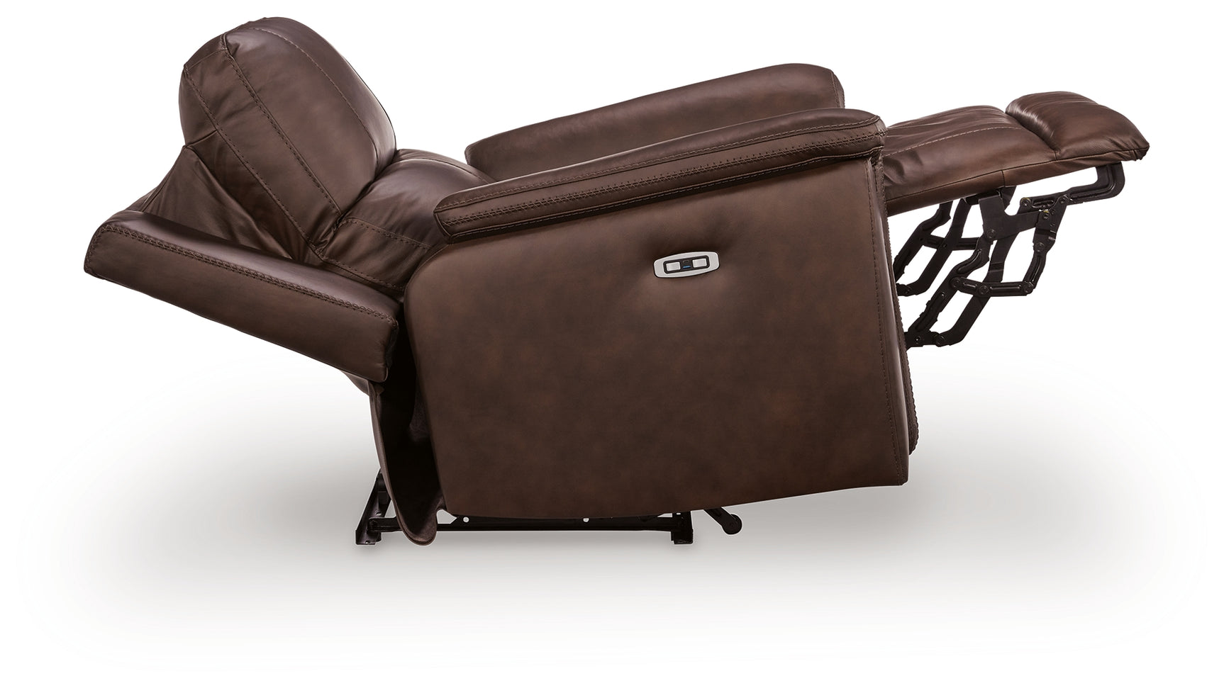 Bleckley Espresso Leather Power Recliner