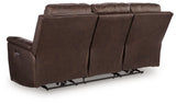 Bleckley Espresso Leather Power Reclining Sofa