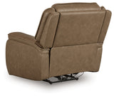 Glencroft Sahara Leather Power Recliner