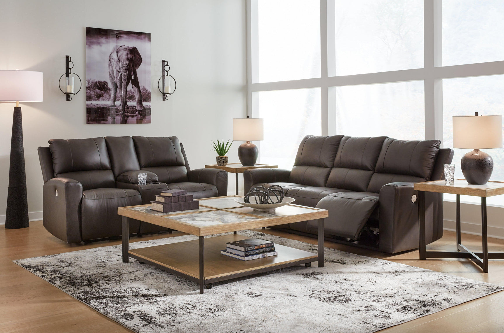 Boxmere Storm Sofa and Loveseat