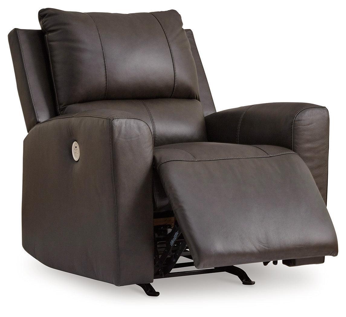 Boxmere Storm Leather Power Recliner