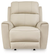 Dahlmoore Almond Leather Power Recliner