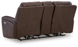 Gravier Cordova Leather Power Reclining Loveseat with Console view 7