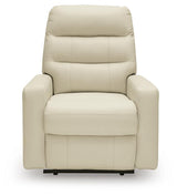 Pennacle Pier Canvas Leather Power Recliner view 8