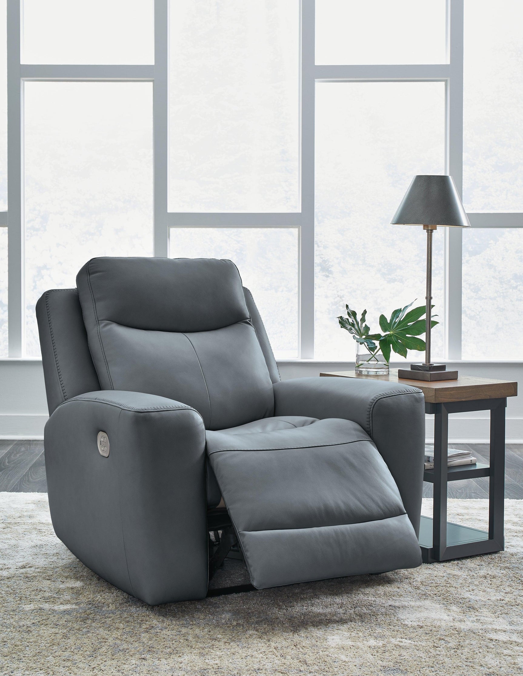 Mindanao Steel Leather Power Recliner