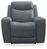 Mindanao Steel Leather Power Recliner