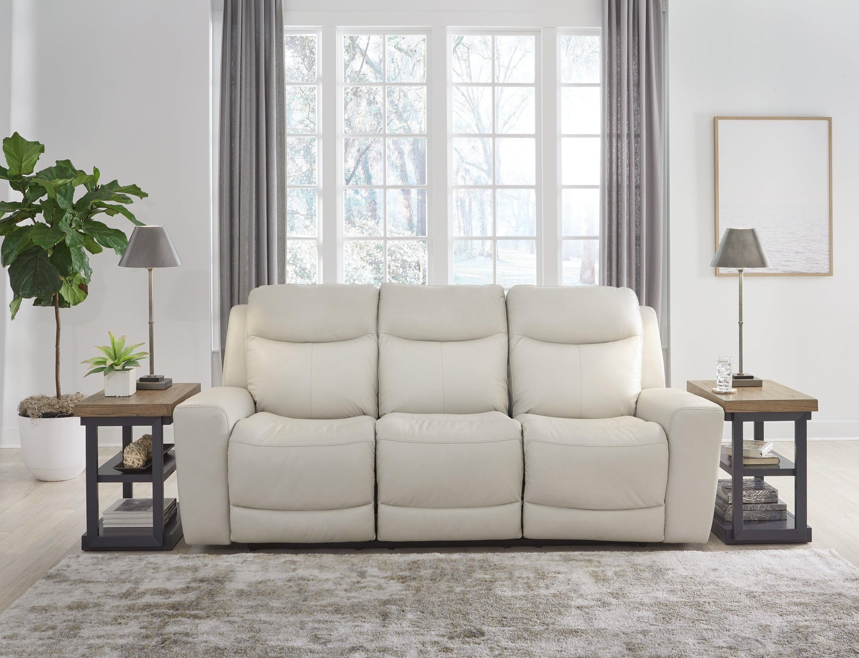 Mindanao Coconut Leather Power Reclining Sofa