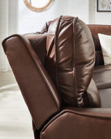 DeepWakes Canyon Leather 6-Piece Power Reclining Sectional with Chaise
