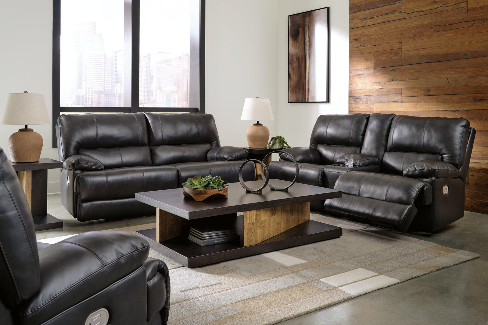Mountainous Eclipse Sofa, Loveseat and Recliner