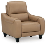 Mosswell Toffee Leather Power Recliner
