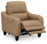 Mosswell Toffee Leather Power Recliner