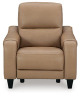 Mosswell Toffee Leather Power Recliner