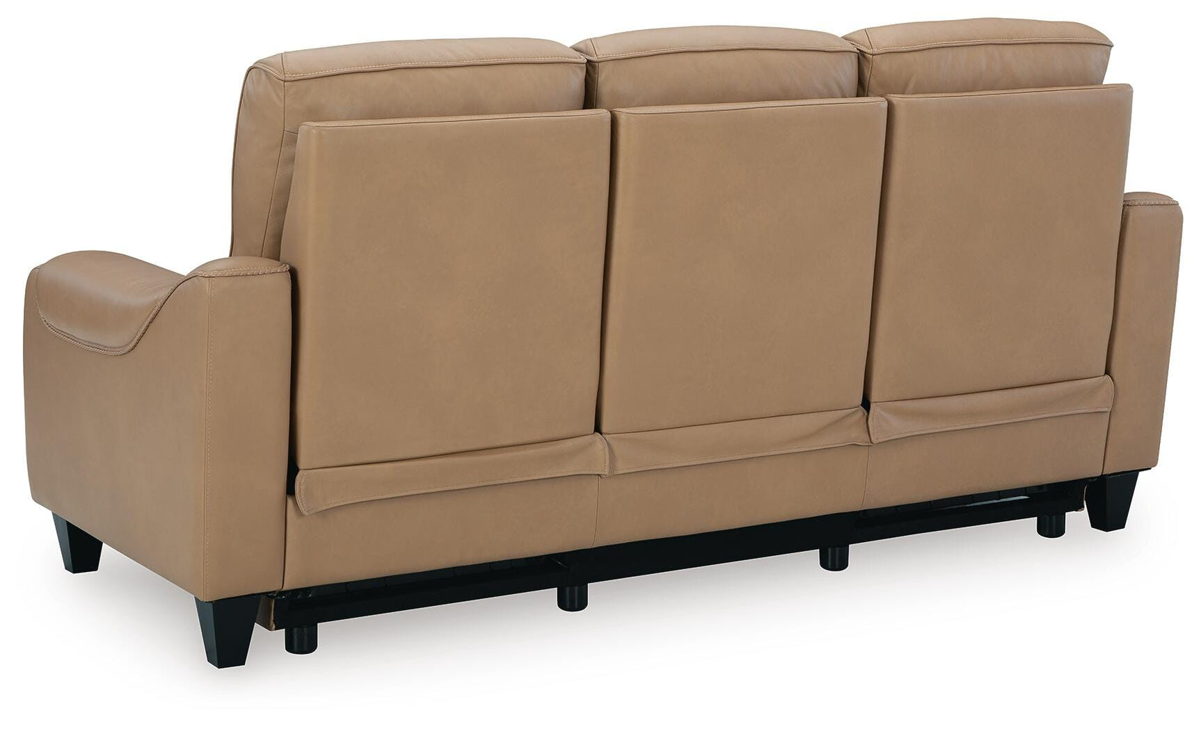 Mosswell Toffee Leather Power Reclining Sofa