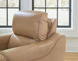 Mosswell Toffee Leather Power Recliner