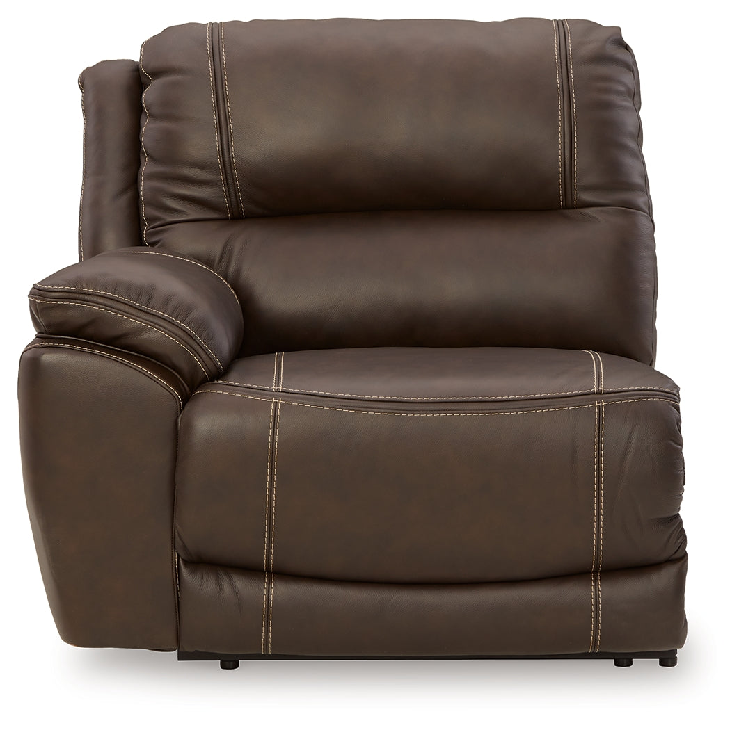 Dunleith Chocolate 9-Piece Power Reclining Sectional