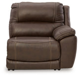 Dunleith Chocolate 9-Piece Power Reclining Sectional