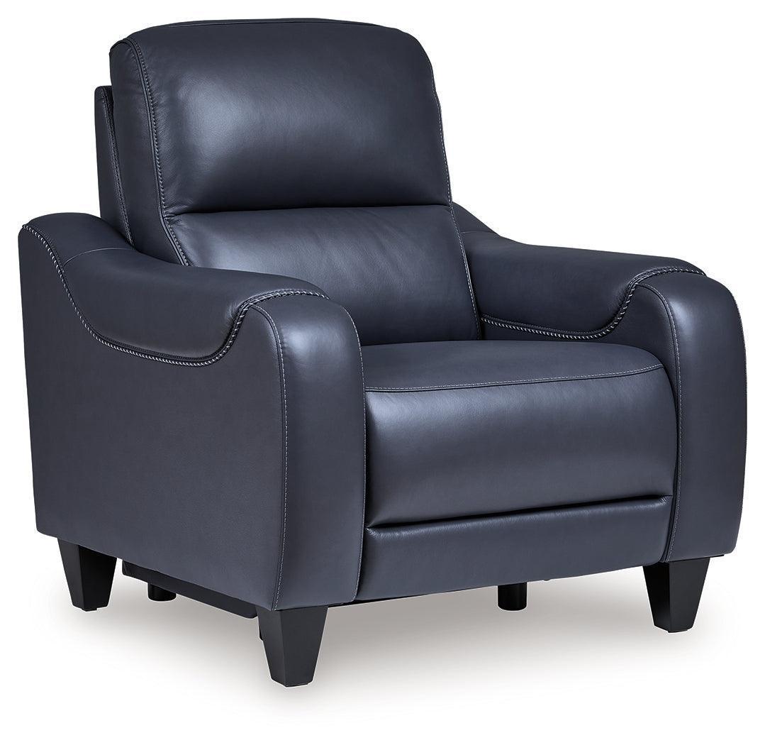 Mercomatic Ocean Leather Power Recliner