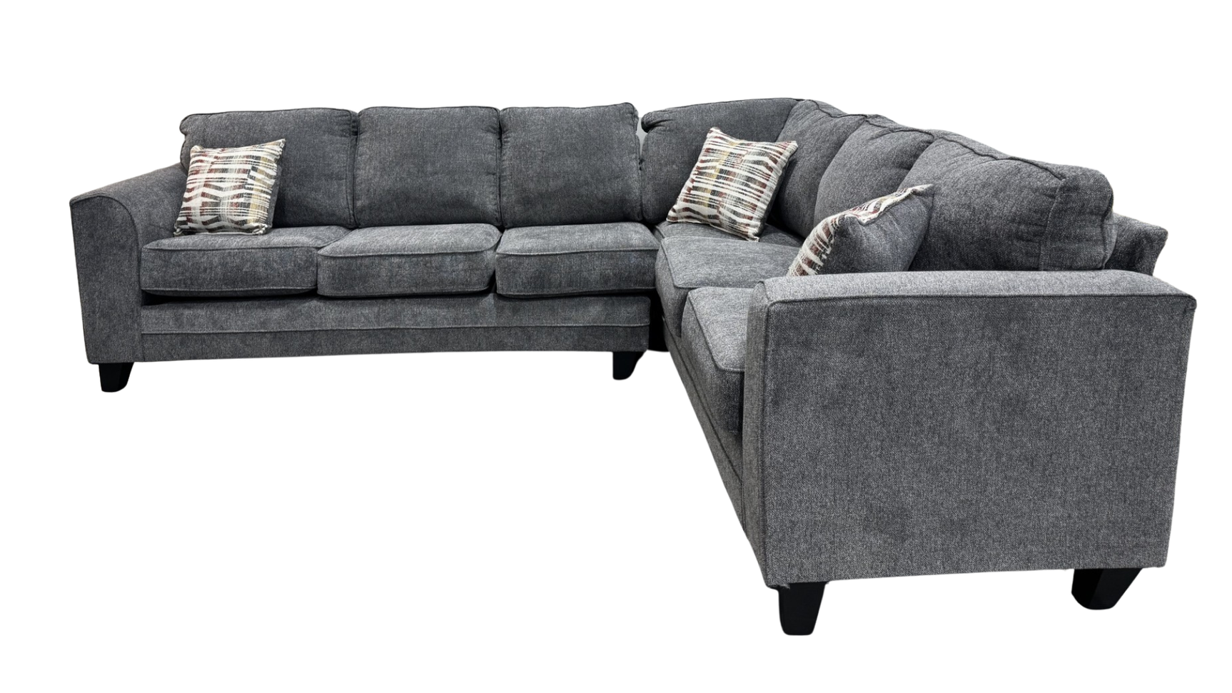 Thea Grey Fabric Sectional
