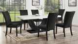 Larry Black Rectangular Dining Room Set